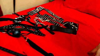 Ts shemale dominates in leather boots pounding cute ass hard!