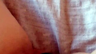 gretala bares her sensual hairy bush in black slip teasing slow