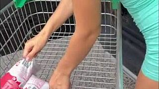 no panties store walk then wild splurge 😏💦🔥