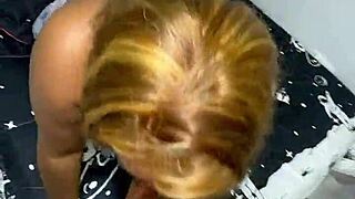 wanna see your hermanastra ride that monster cock in homemade pov? she gaps her big ass doggystyle