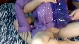 Desi Hijab Wife's Closeup Blowjob Sparks Hardcore Doggy