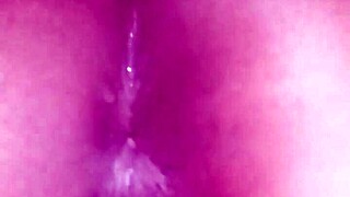 Ebony babe slides down on light-skinned guy's throbbing cock