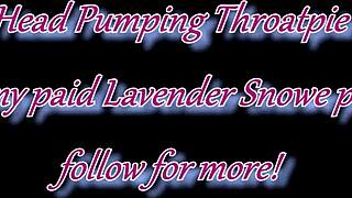 deep throat milking with hair as cock joystick