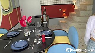 gf, bend over shaved pussy for my deep anal doggy pound!