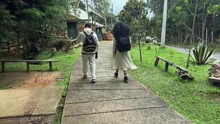 hookin up with this thick latina bbw in the cable car n its gettin wild