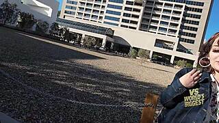 TIKTOK PICKUP! PHOTOGRAPHER POUNDS NALA NOVA'S JUICY ASS WITH HUGE COCK STREET DOGGYSTYLE CUM COVERED!