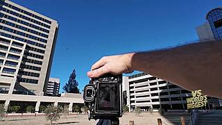 TIKTOK PICKUP! PHOTOGRAPHER POUNDS NALA NOVA'S JUICY ASS WITH HUGE COCK STREET DOGGYSTYLE CUM COVERED!