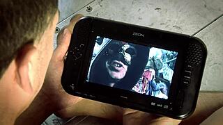 bound hairy brunette lesbians lick wet pussies asses and do double anal muff dive! 😈