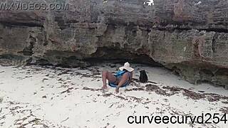 i made my uber driver grope my fat ebony pussy till i squirted everywhere on the beach... oops!!