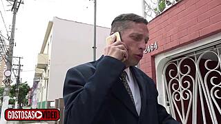 bianca naldy the big ass accountant trades payment for vagninho's monster cock anal pounding