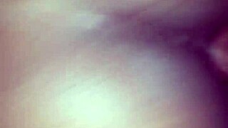 Ebony babe slides down on light-skinned guy's throbbing cock