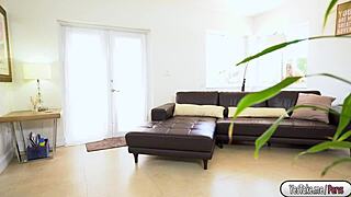 Naomi's Tight Pussy Pounded Hard In Living Room!