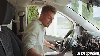 Milena Ray Temptress Craves Stranger's Deep Passionate Spooning Ride!