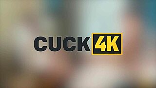 cuck4k. my tiny titted slut wife bounces on stranger's cock 😈👅