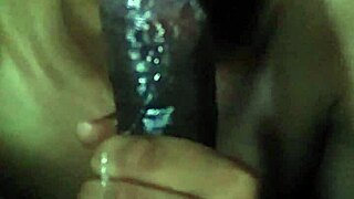 ebony deepthroats huge cock pov right back from steamy holiday vacation fun