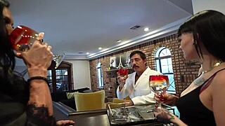 Muscular doctor roughly assfucks slut patient deepthroat rimjob