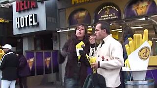 Thick Dutch hooker bends for intense doggystyle pounding