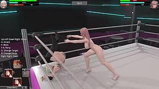 chase tales pins honoka in fierce strapon wrestling bout