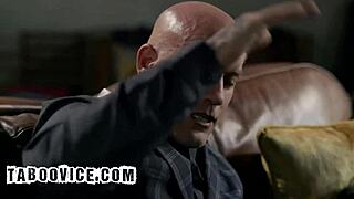 god i love spanking this hot brunette stepdaughter before gaping her tight ass deep