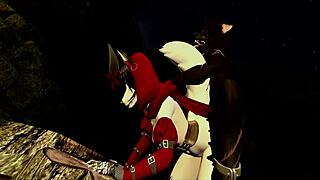 Monster Furry Pounds Little Red Riding Hood Rough