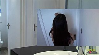 blonde slut sucks hard cock in bathroom omg 💋🍆