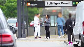 seducing street babe lily morena leads to rough deepthroat doggystyle pounding