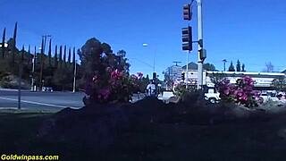 first time we pick up skinny granny tourist for public orgy handjob monster cock