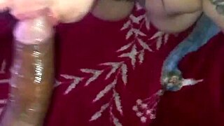 From mouth to pussy this hot latina slut gets bent over doggy!