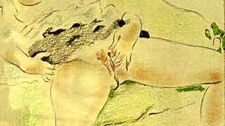 ever seen hairy vintage cartoons get this erotic?