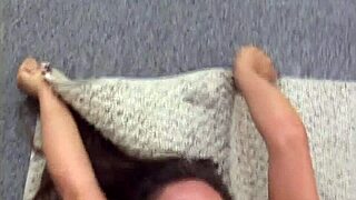 mature milfs share cocks and cum in wild threesome sucking riding deep