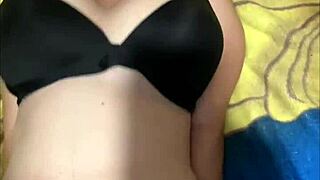 Pregnant teen slut teases with big natural tits bouncing in see-through top full backstage party clips