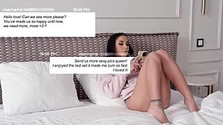 Black angel pounds step-brother hard