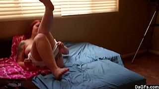 Chubby Tattooed Babe Spreads Teases Slaps Her Huge Fat Ass Cheeks