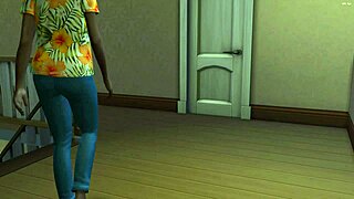 Stepdaughter walks in on naked stepdad and sucks his cock to cheer him up in taboo desi fuck?