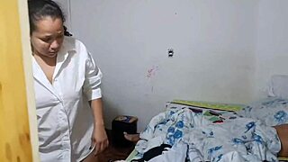 super horny colombian stepmom with fat ass seduces stepson for pov blowjob and hard fuck while hubby's away