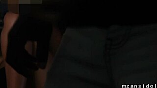 Yellow bone ebony slut spreads wet pussy under miniskirt teasing