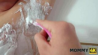 mommy why'd you shave your pussy before bathroom fuck?