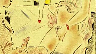 ever seen hairy vintage cartoons get this erotic?