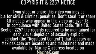 bound cougar maxine x soaks her pussy squirting hard from hitachi wand vibrations