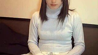 hey cutie, wanna watch this pretty japanese shemale stroke quietly?