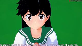 Kagome Fucks On Inuyasha Roof In Sheer 3D Hentai Movie!