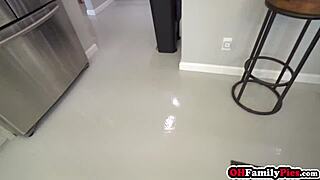 Tony's big dick ravages teen babysitter Kylie Quinn during steamy interview