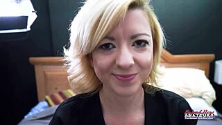 hey busty blonde keyton, wanna suck that cock while fingering your wet butt hole?