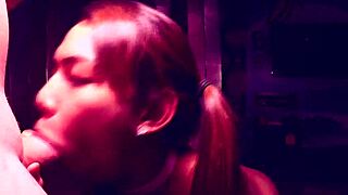 thai ladyboy fujiko takes bareback anal pounding with cumshot explosion