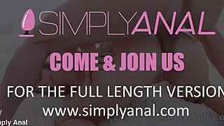 anabel carter squirts from brutal anal creampie pounding