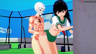 Kagome Fucks On Inuyasha Roof In Sheer 3D Hentai Movie!