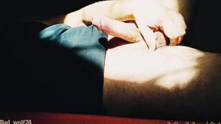 sunset handjob on my huge cock by bad wolf28 feels so damn good