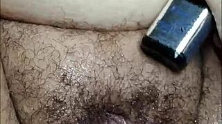 whoa, bbw stepmom's hairy pussy gets fisted till she squirts everywhere!