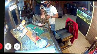 Busted my hot milf wife riding biker's cock on ring cam