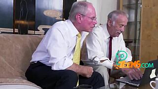 i'm kinky grandpa slamming this lovely brunette teen 18+ doggystyle